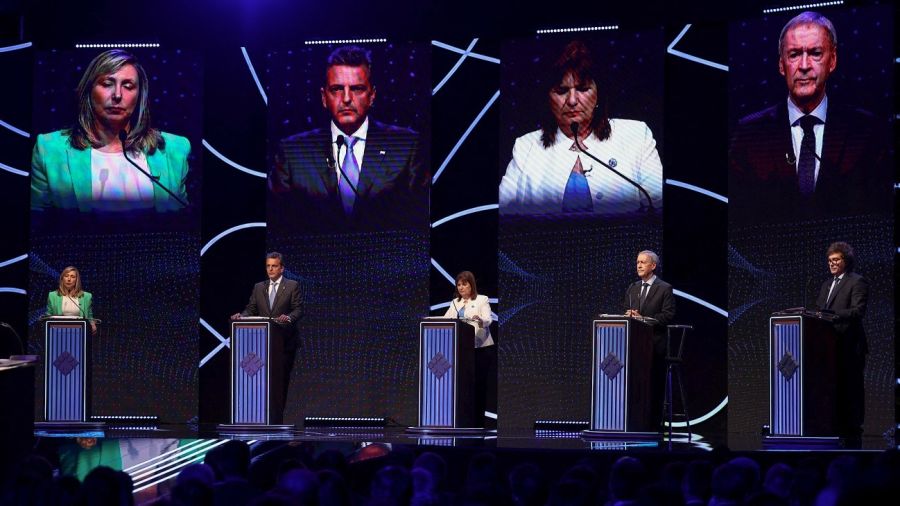 Los candidatos, en escena
