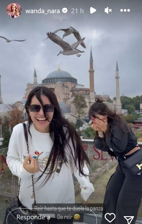 Wanda y Zaira Nara en Turquía