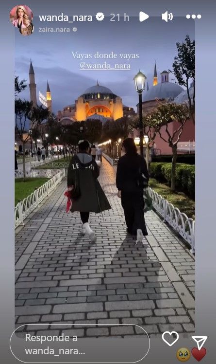 Wanda y Zaira Nara en Turquía