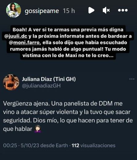 Pochi contra Juliana Díaz