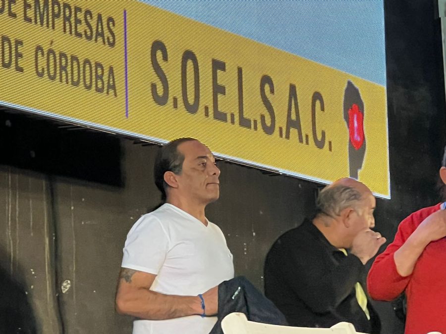 Sergio Fitipaldi en la asamblea del Soelsac