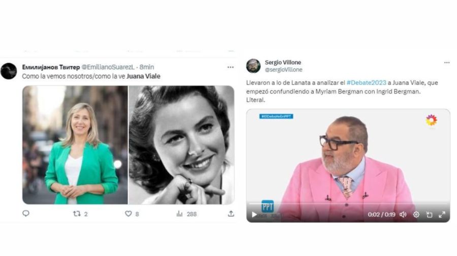 Los memes para Juana Viale sobre el error que cometió respecto a Myriam Bregman