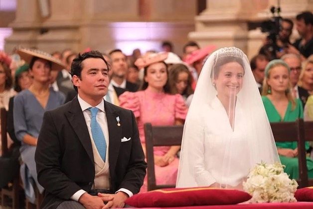 María Francisca de Portugal y Duarte de Sousa Araújo contrajeron matrimonio en una espectacular boda real