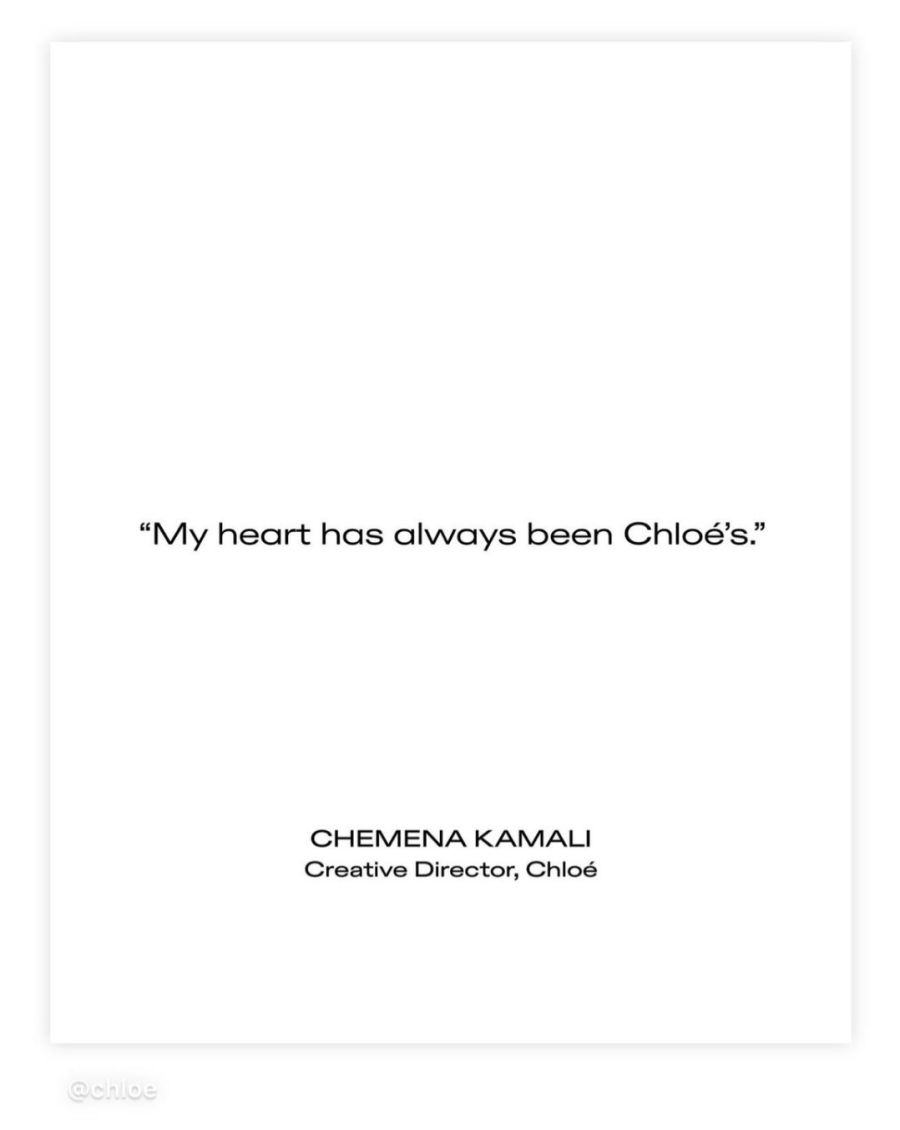 Quién es Chemena Kamali, la nueva directora creativa de Chloé