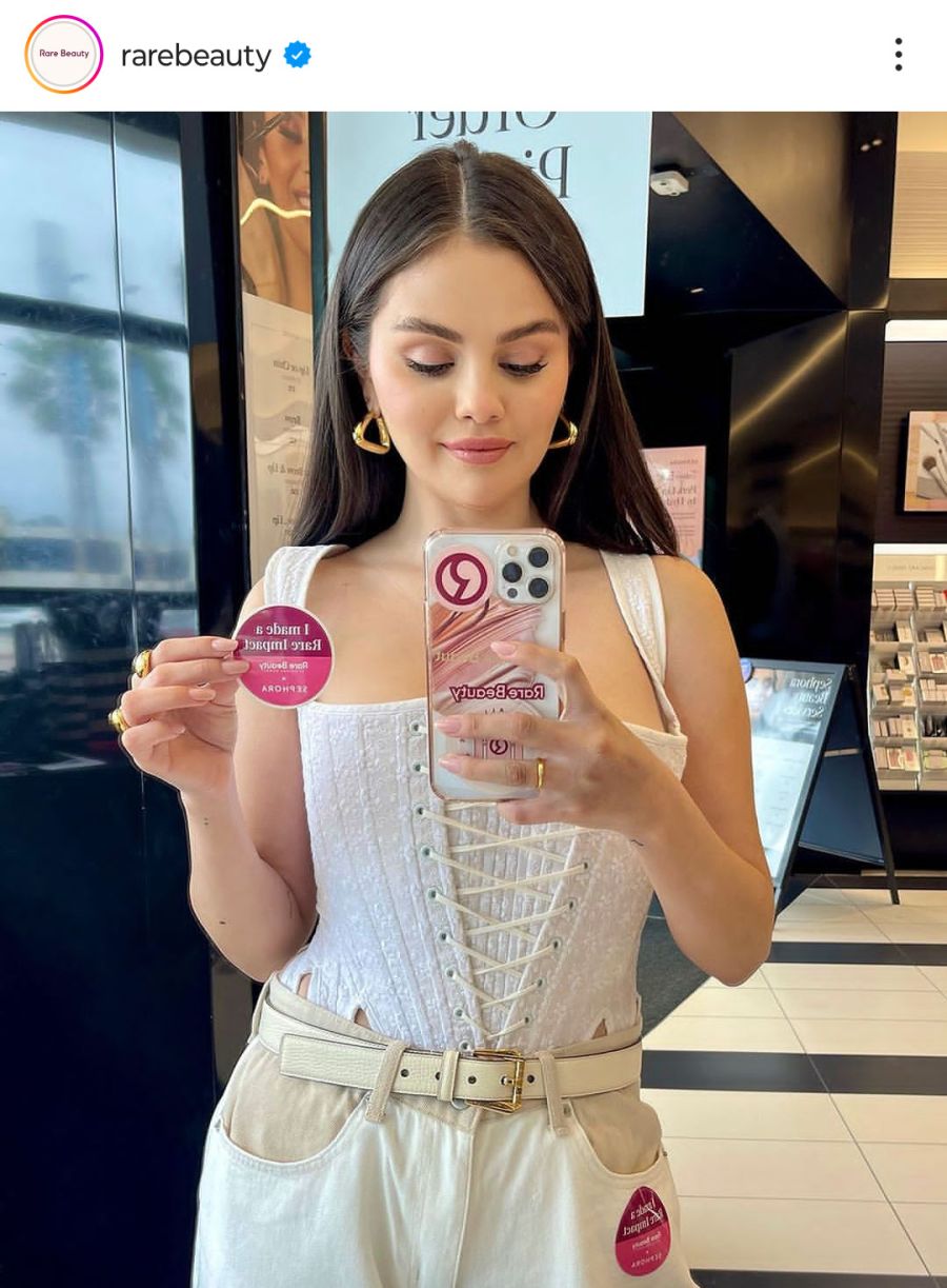 Día de la salud mental: Sephora y Rare Beauty de Selena Gómez destinan sus ventas a la causa