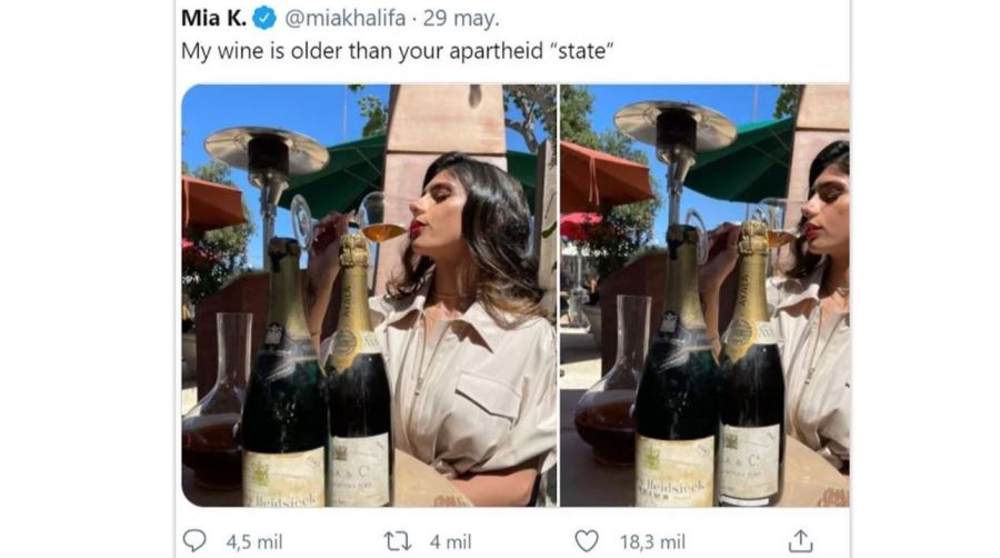 Mia Khalifa champagne frances 1943