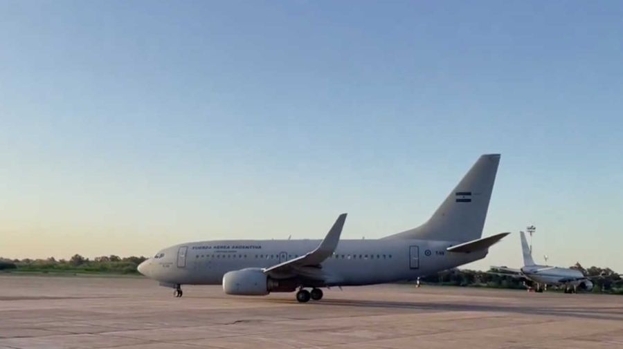 El Boeing 737 de la Fuerza Aerea Argentina 20231012