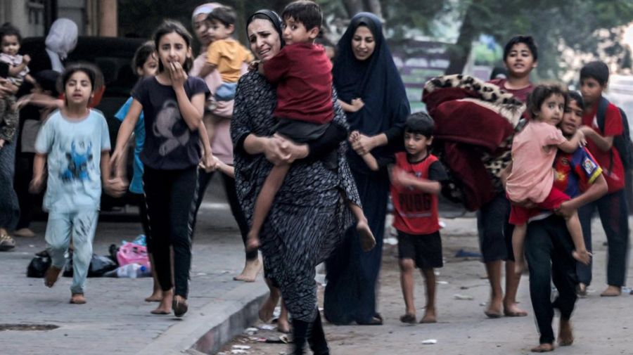 Niños víctimas del conflicto en la Franja de Gaza