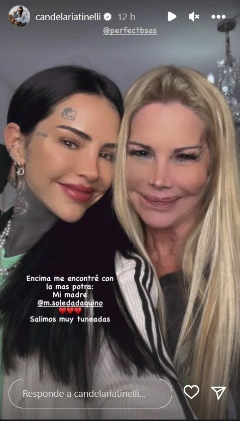 Cande Tinelli mostró el nuevo look que se hizo junto a su mamá