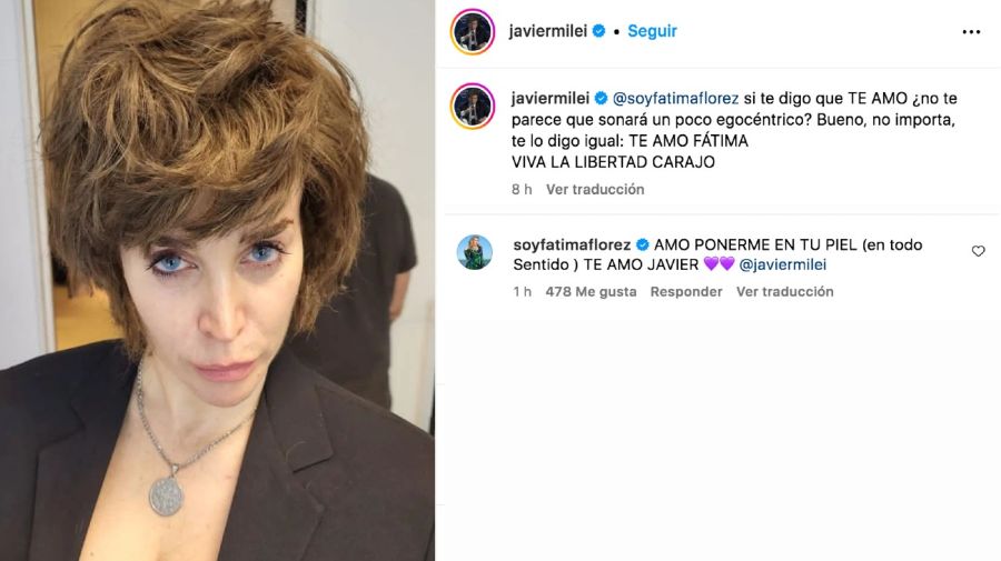Fátima Florez imitó a Javier Milei y le dedicó un fogoso comentario: 