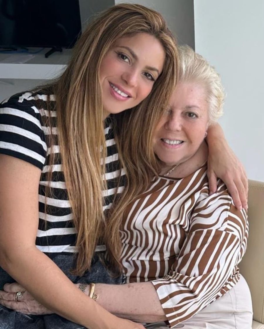 Shakira y su madre 