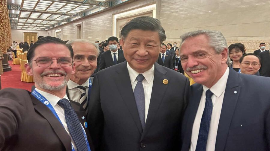 Alberto Fernández y su par de China, Xi Jinping 20231017