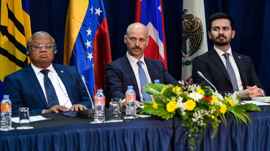 Firma del acuerdo entre el gobierno de Venezuela y la oposición 20231017
