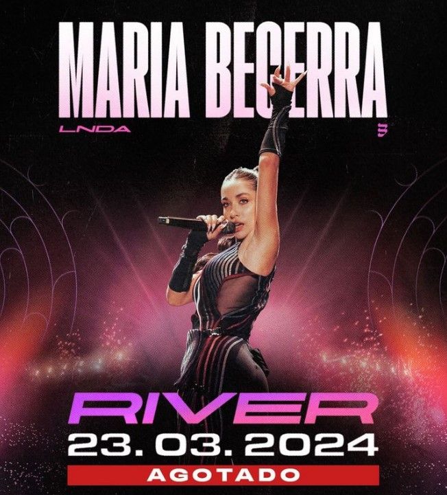 María Becerra hizo sold out en River