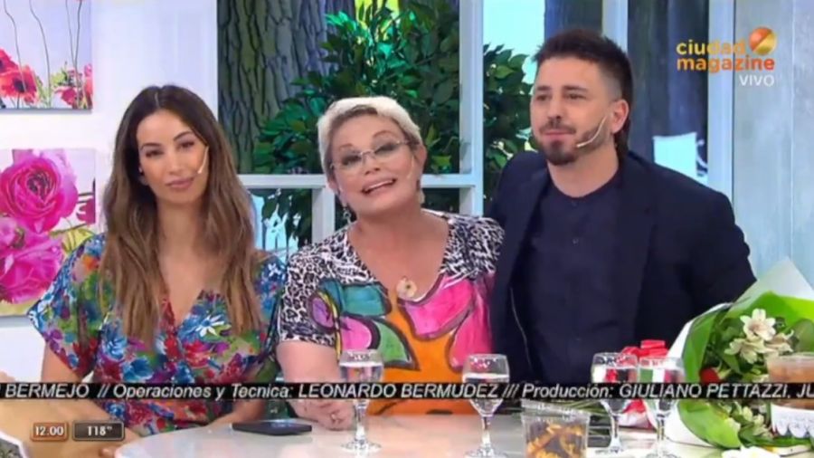 Estefi Berardi, Carmen Barbieri y Pampito en Mañanísima 2