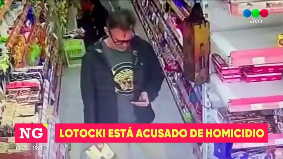 Las últimas imágenes de Aníbal Lotocki en libertad fueron filtradas: compró en un supermercado chino