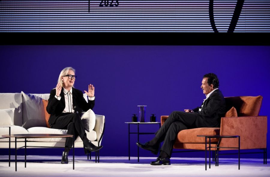 Meryl Streep y Antonio Banderas en Oviedo: “Nadie hace nada en Hollywood si no ve mucho dinero”