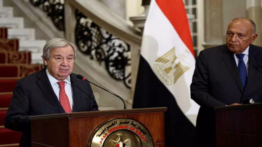 Secretario general de la ONU, Antonio Guterres en Egipto