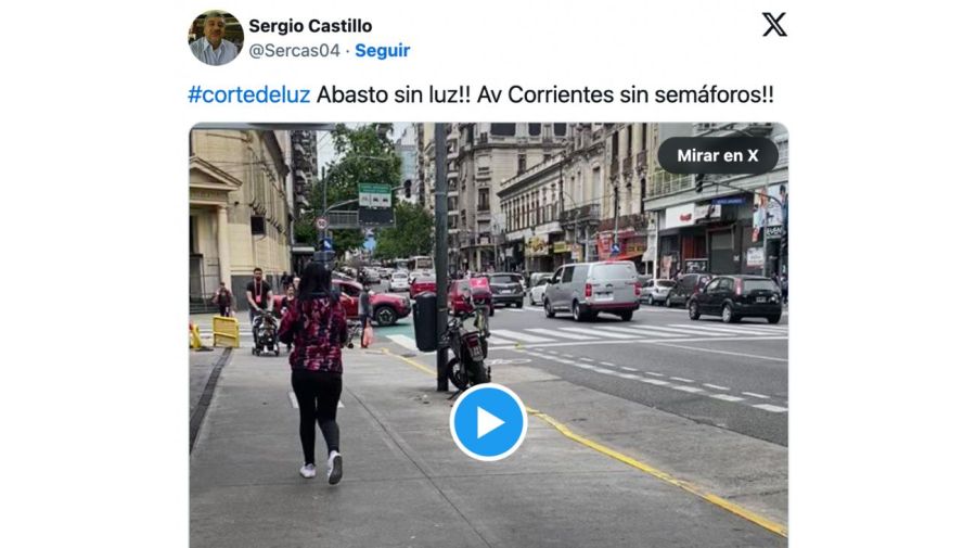 Usuarios reportan un apagón masivo en la Ciudad de Buenos Aires: los barrios afectados