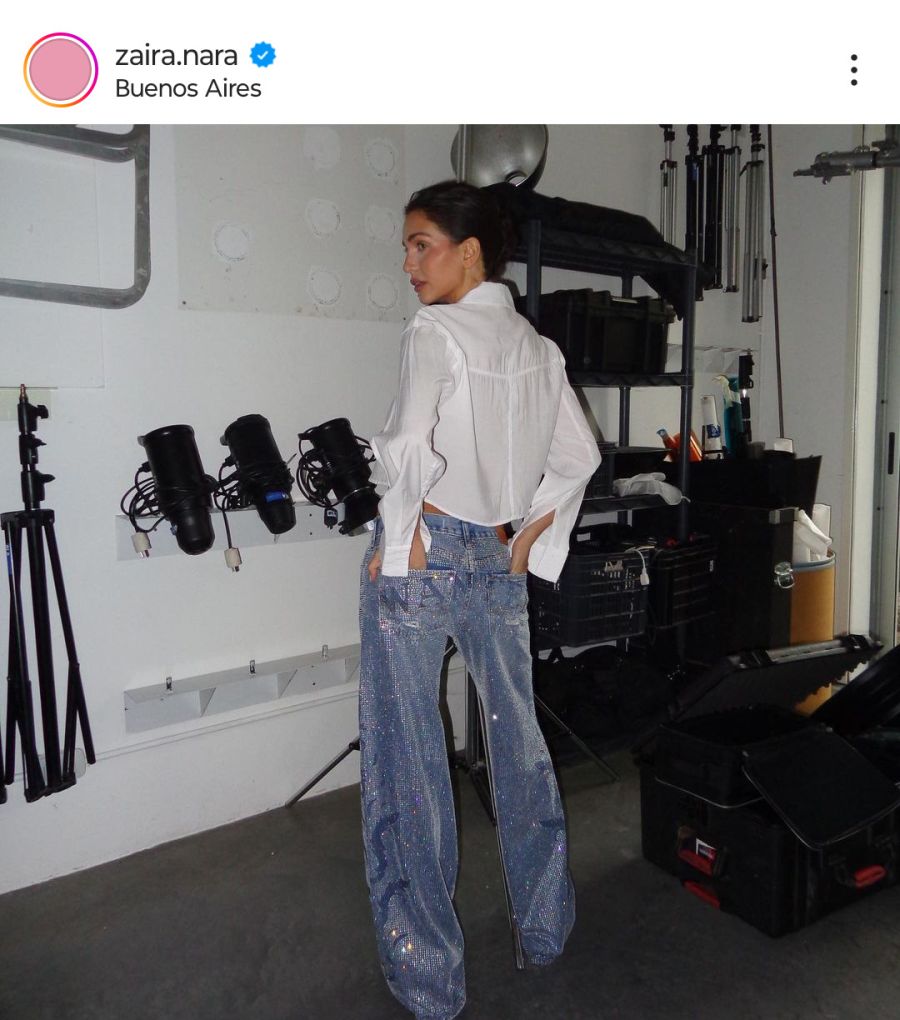 Jeans con strass, la tendencia a la que se suma Lali Espósito y Tini Stoessel