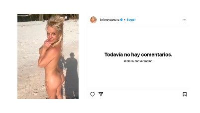 Una sombra en la foto al desnudo de Britney Spears causó rumores de nuevo romance