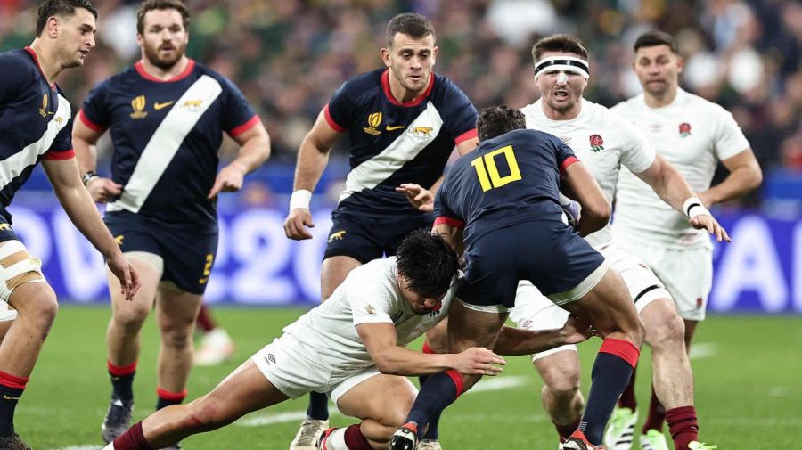 El partido de Los Pumas vs Inglaterra.