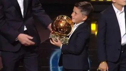 Las palabras de Mateo Messi a Lionel antes de recibir el Balón de Oro
