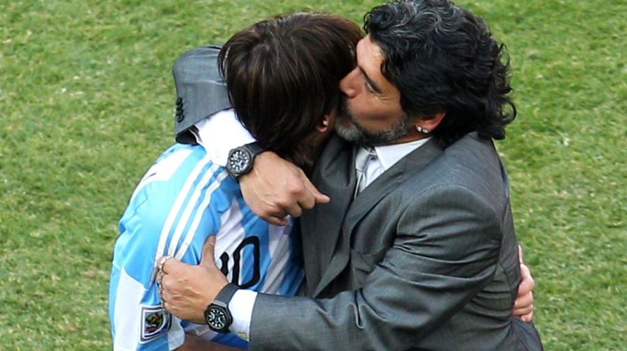 Messi y Maradona