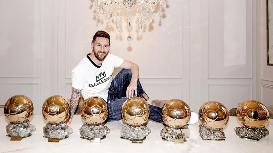 Messi y sus 7 Balones de Oro