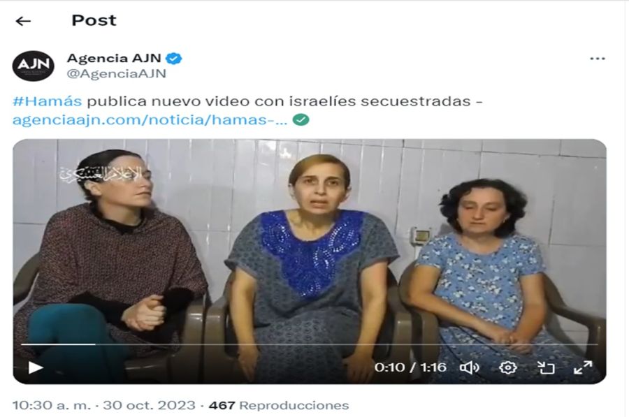 Rehenes israelíes por parte Hamás