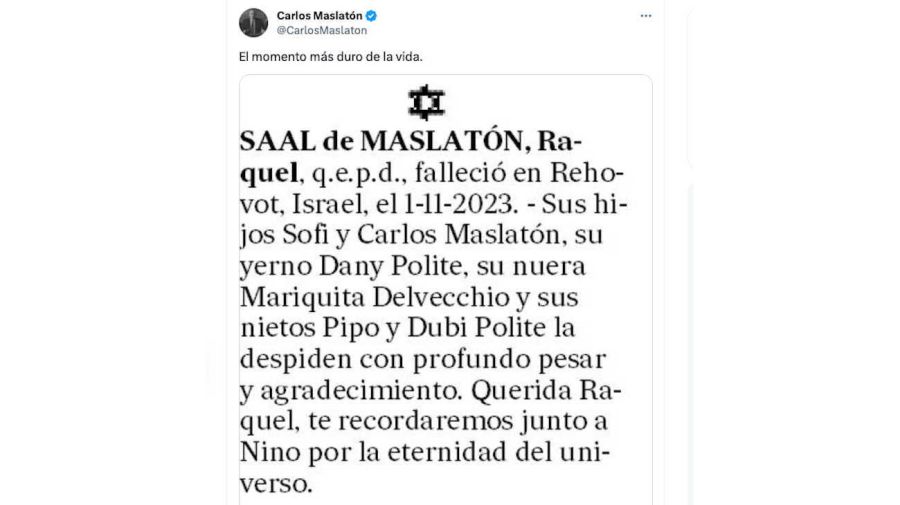 Carlos Maslatón Tweet 20231101