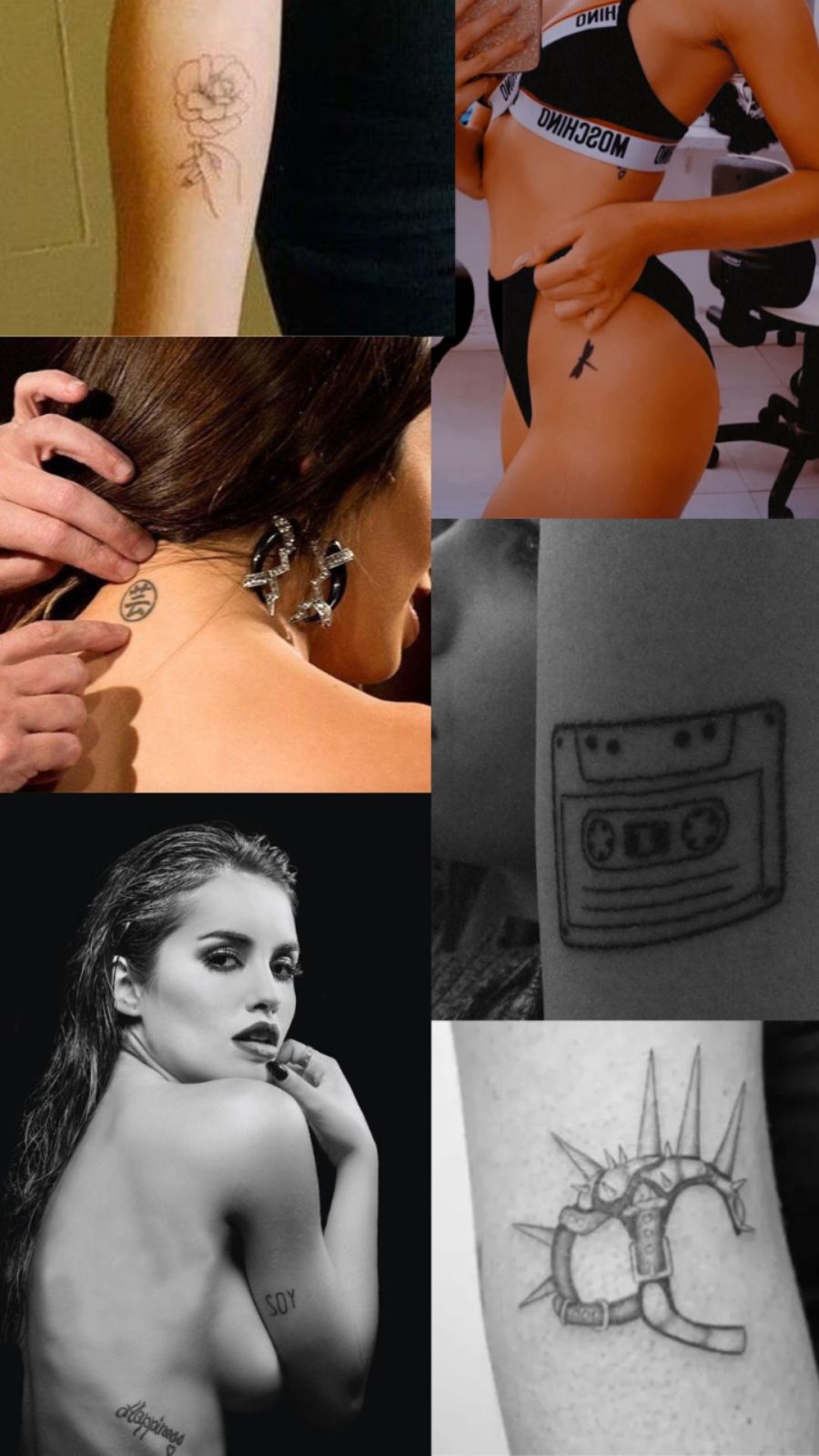 Los tatuajes de Lali Espósito