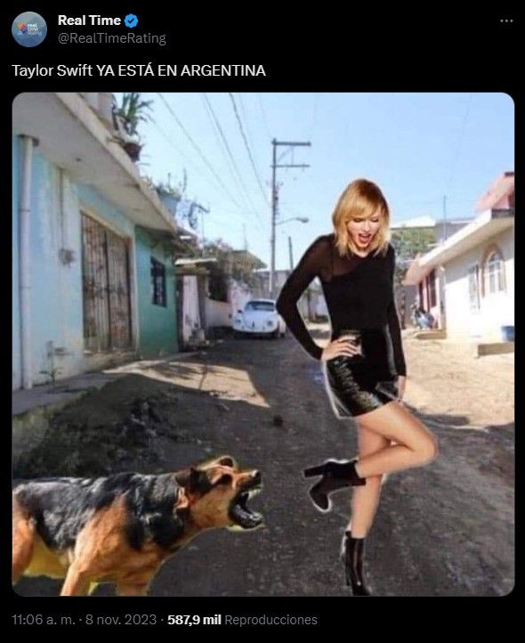 Los mejores memes de la llegada de Taylor Swift a la Argentina