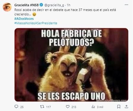 Los mejores memes del debate vicepresidencial entre Agustín Rossi y Victoria Villarruel