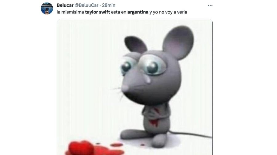 Taylor Swift memes por llegar a argentina