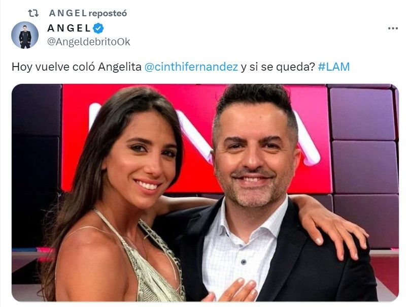 Cinthia Fernández será panelista de LAM