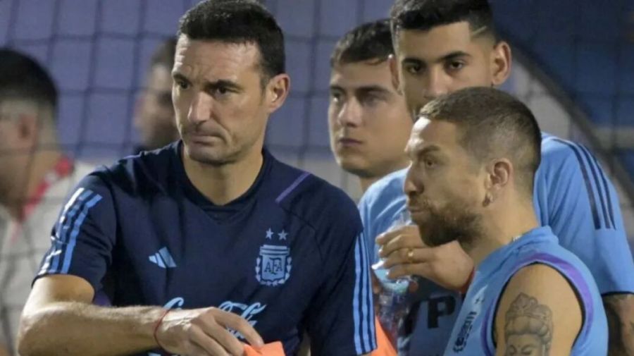 Scaloni y Papu Gómez