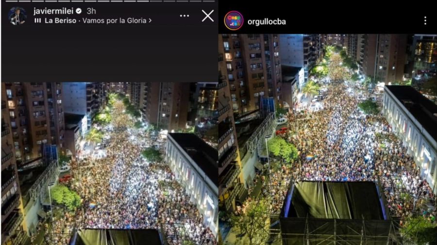 Milei confundió la Marcha del Orgullo con su cierre de campaña en Córdoba g_20231116