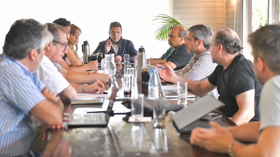 Reunión de Sergio Massa con su gabinete económico
