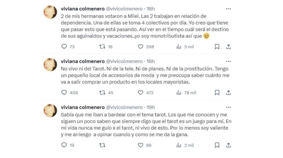 Viviana Colmenero quiere abandonar el país