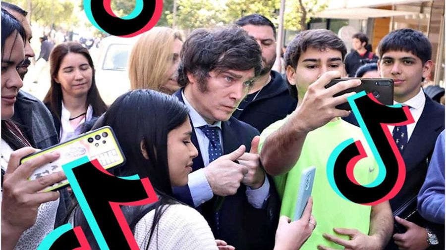Javier Milei en redes campaña electoral 20231121