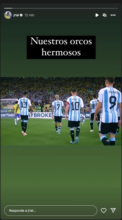 Las reacciones de los famosos al incidente en el partido de Argentina-Brasil 