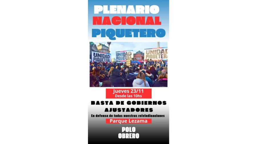 Plenario Nacional Piquetero