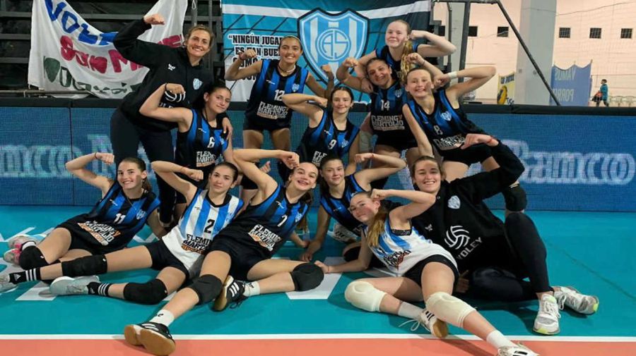 Las chicas del C.A. Sastre conquistaron invictas la Copa Argentina de clubes de vóley Sub-14 20231122