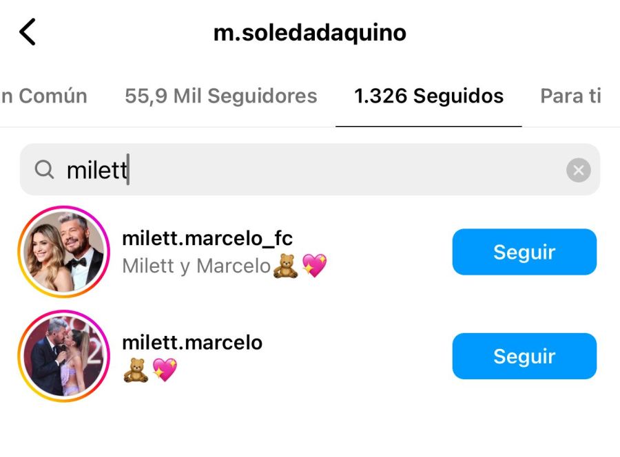 Soledad Aquino habría aprobado la relación de Marcelo Tinelli y Milett Figueroa