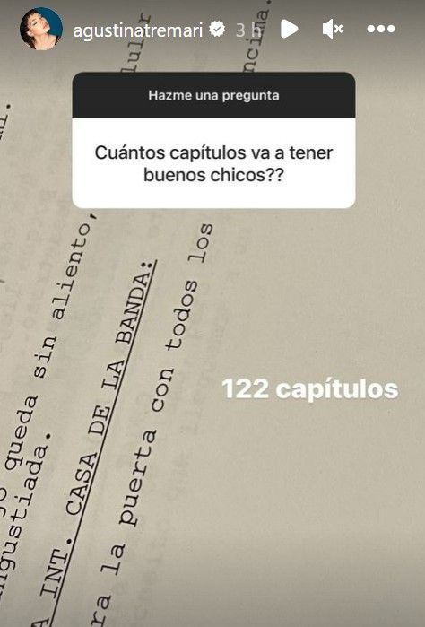 Agustina Tremari confirmó cuántos capítulos tendrá Buenos Chicos