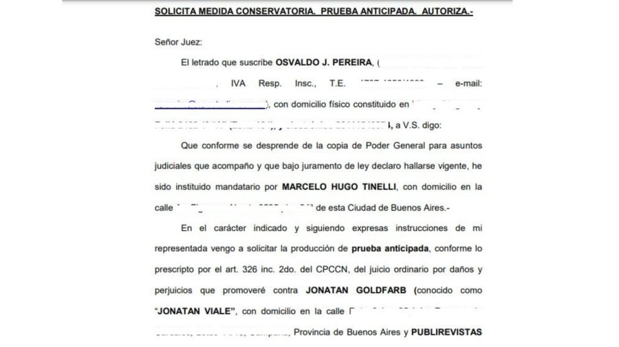 Demanda Marcelo Tinelli a Jonatan Viale