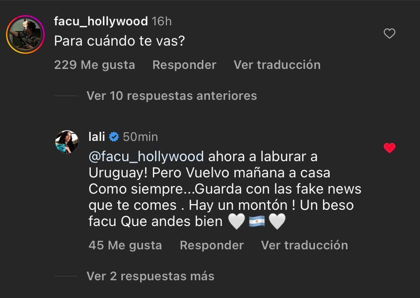 Lali Espósito desmiente rumores luego de pronunciarse en contra de Javier Milei