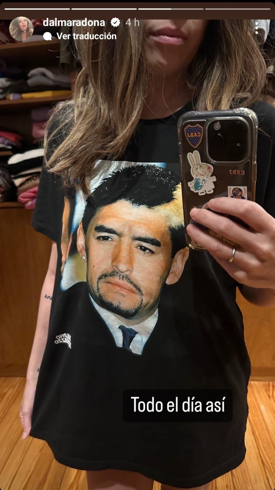 Posteo de los hijos de Diego Maradona 