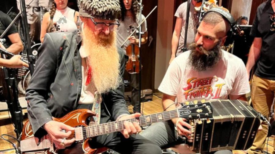 2023 11 26 Billy Gibbons y Jorge Corcho Rodríguez. 